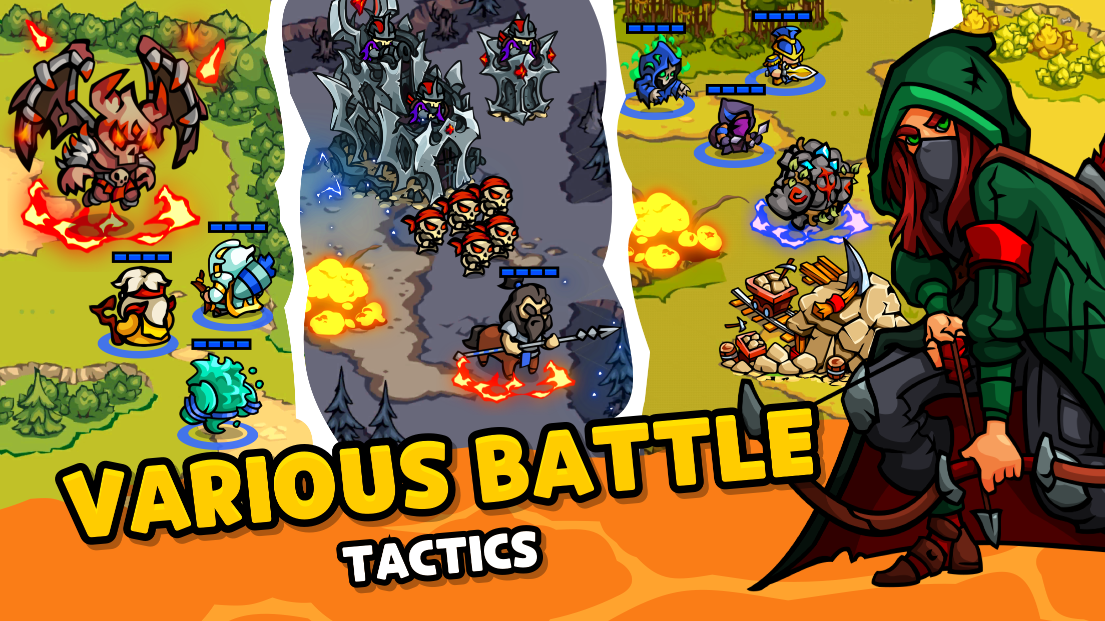 Rushlands – epic MOBA war Game Screenshot
