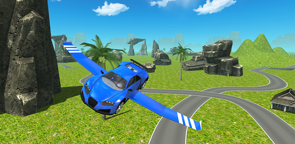 Banner of Sim 3D Kereta SuperSport Terbang 1