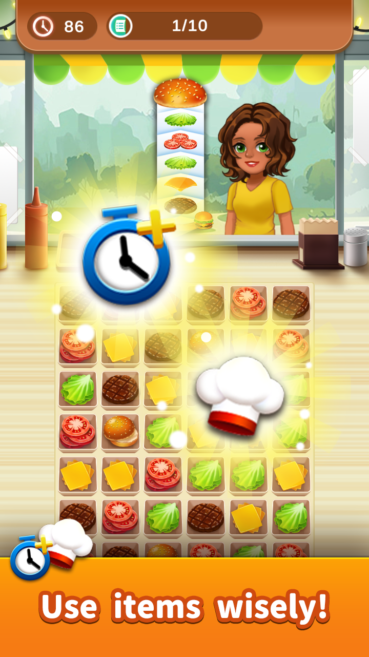 Burger Chef : Cooking Connect ภาพหน้าจอเกม