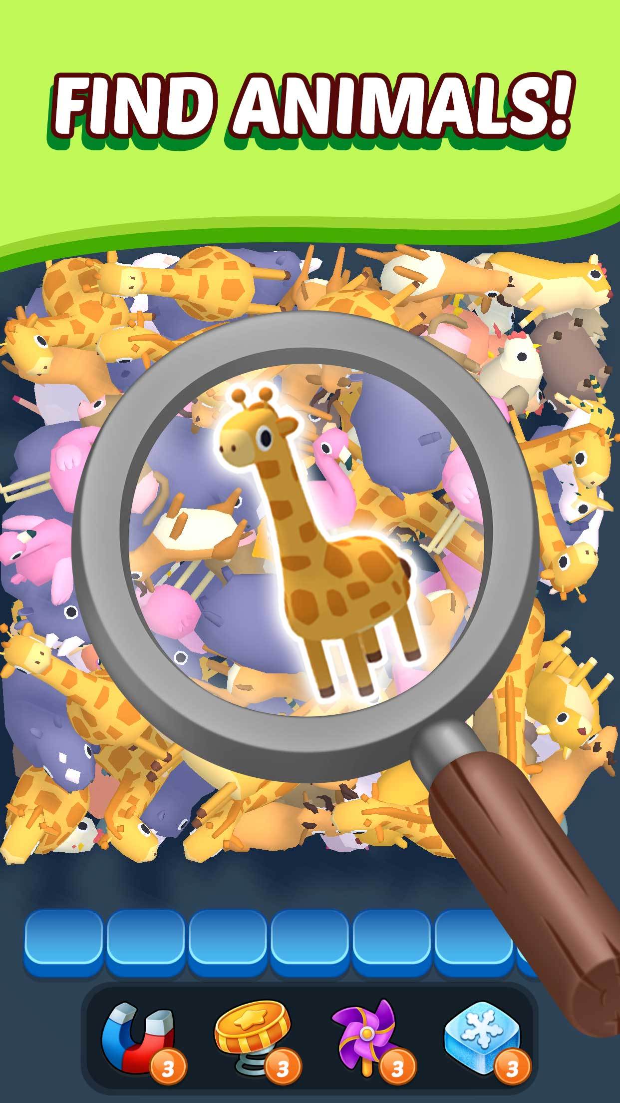 Captura de Tela do Jogo Match Zoo - Match 3D Puzzle