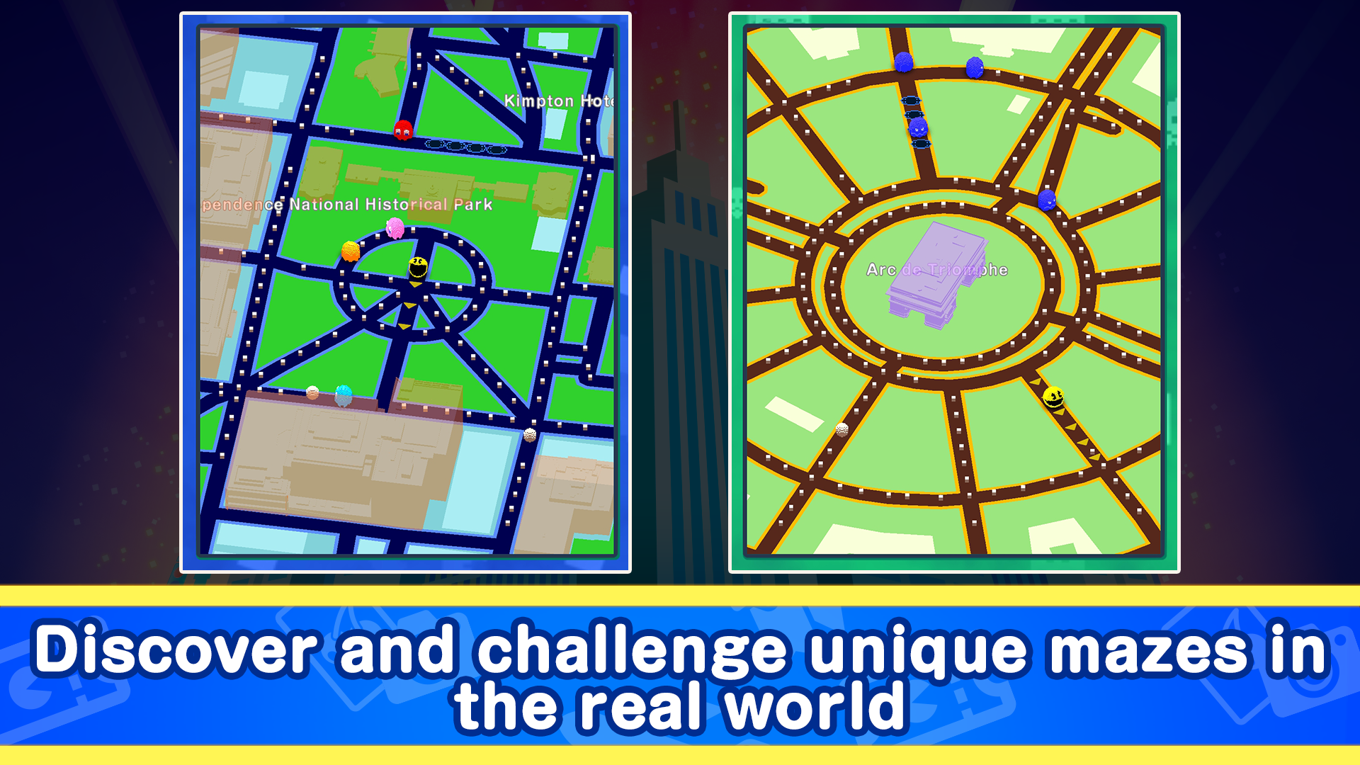 Cuplikan Layar Game PAC-MAN GEO