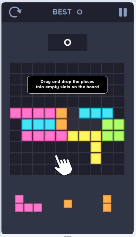 Captura de Tela do Jogo TetraFill: Puzzle Challenge