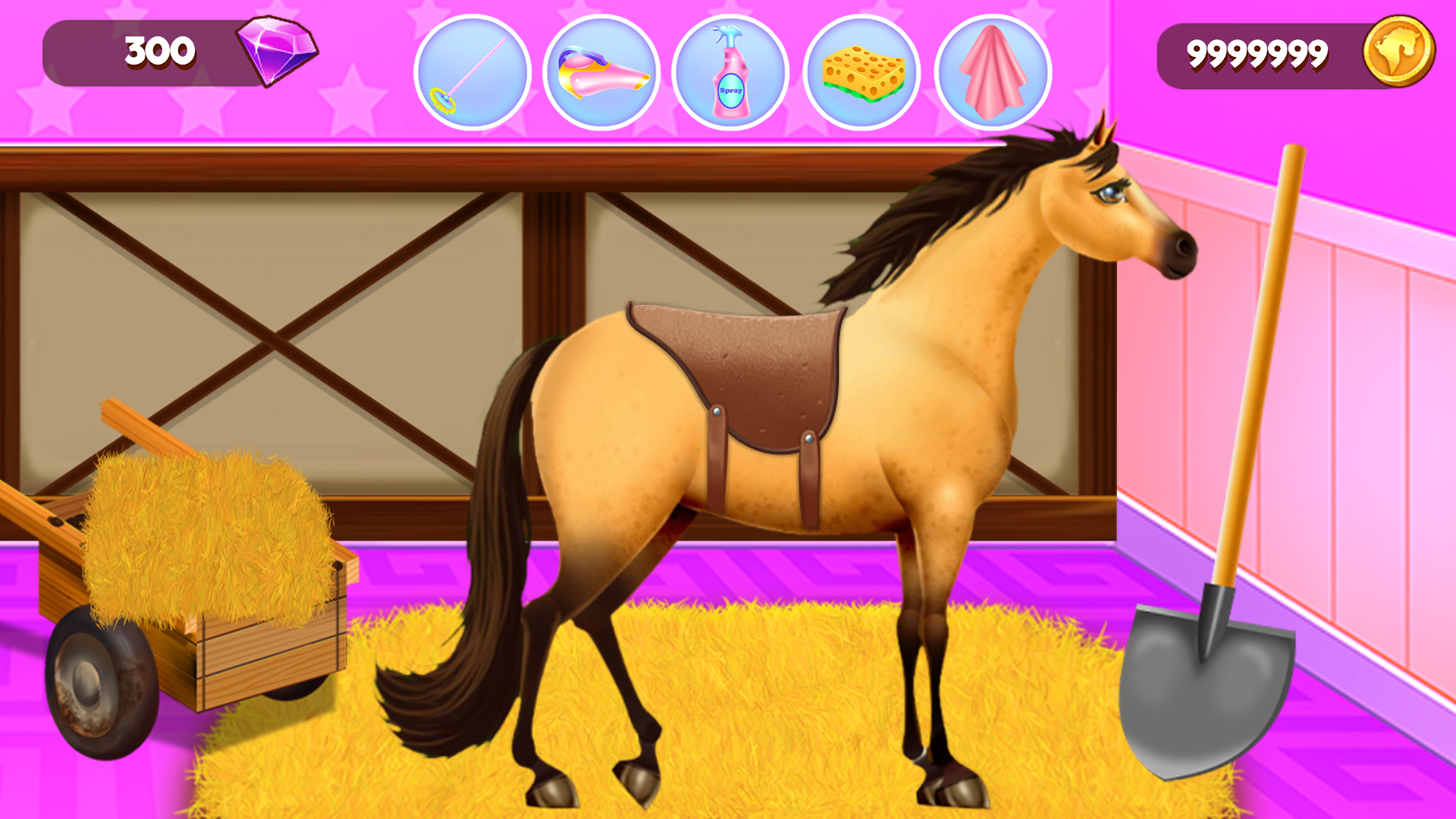 Princess Horse Caring 3 Game Screenshot