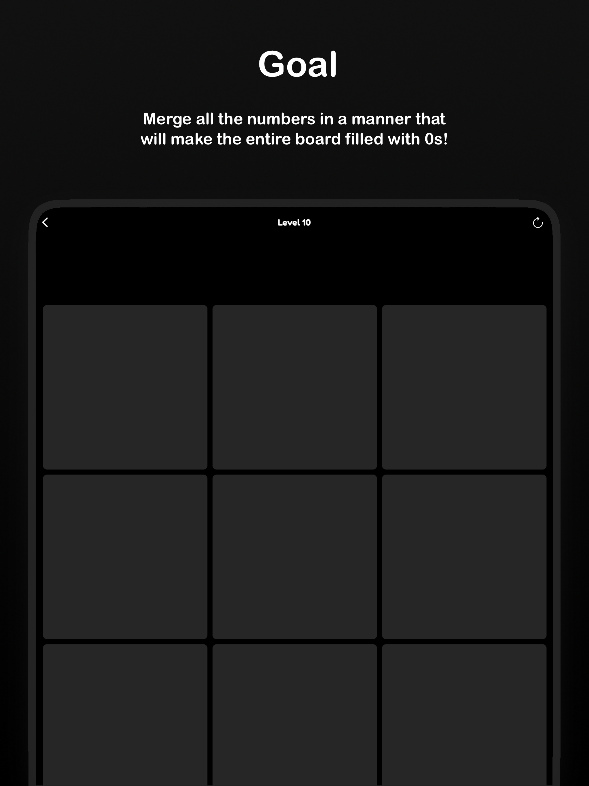 Screenshot of Make 0! – a Number Puzzle Game