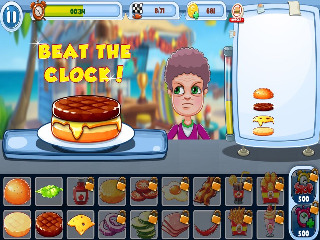 Burger Shop Manager: Cooking Sim 2::Appstore for Android