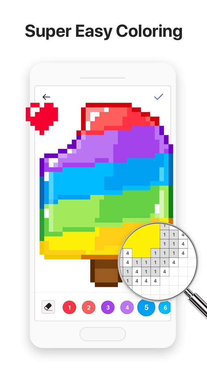 Bixel - Color by Number, Pixel Art Game Screenshot
