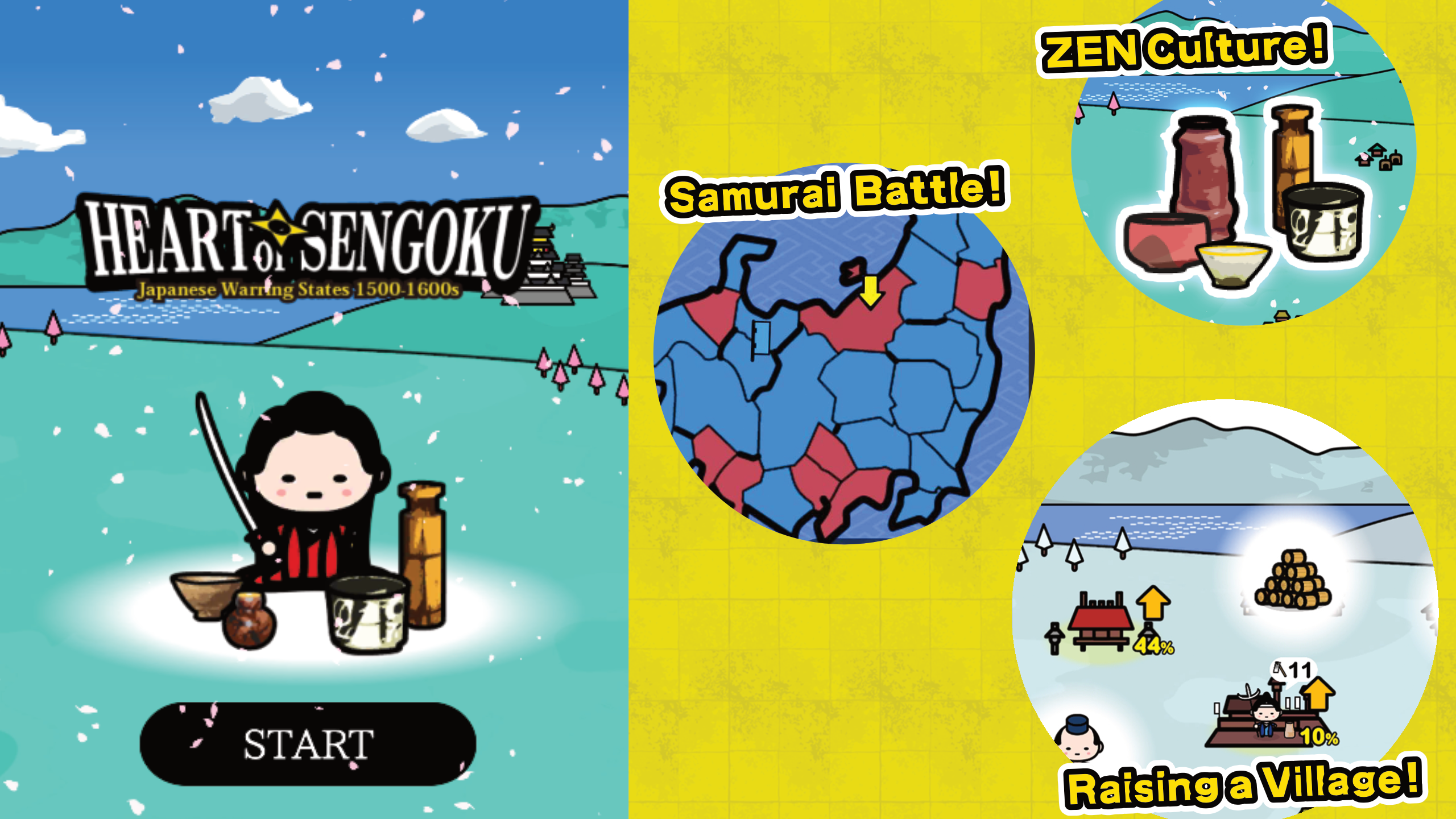 Heart of Sengoku screenshot game