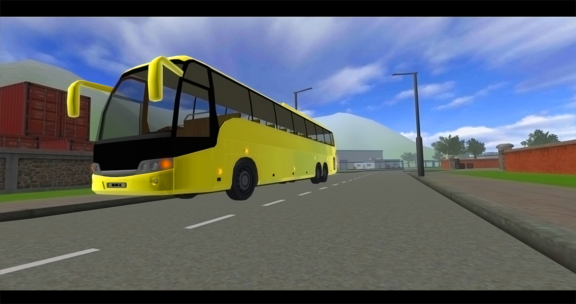 Schoolbus Parking 3D Simulator Game Screenshot