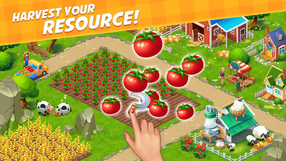 Screenshot of Farm City: Farming & Building