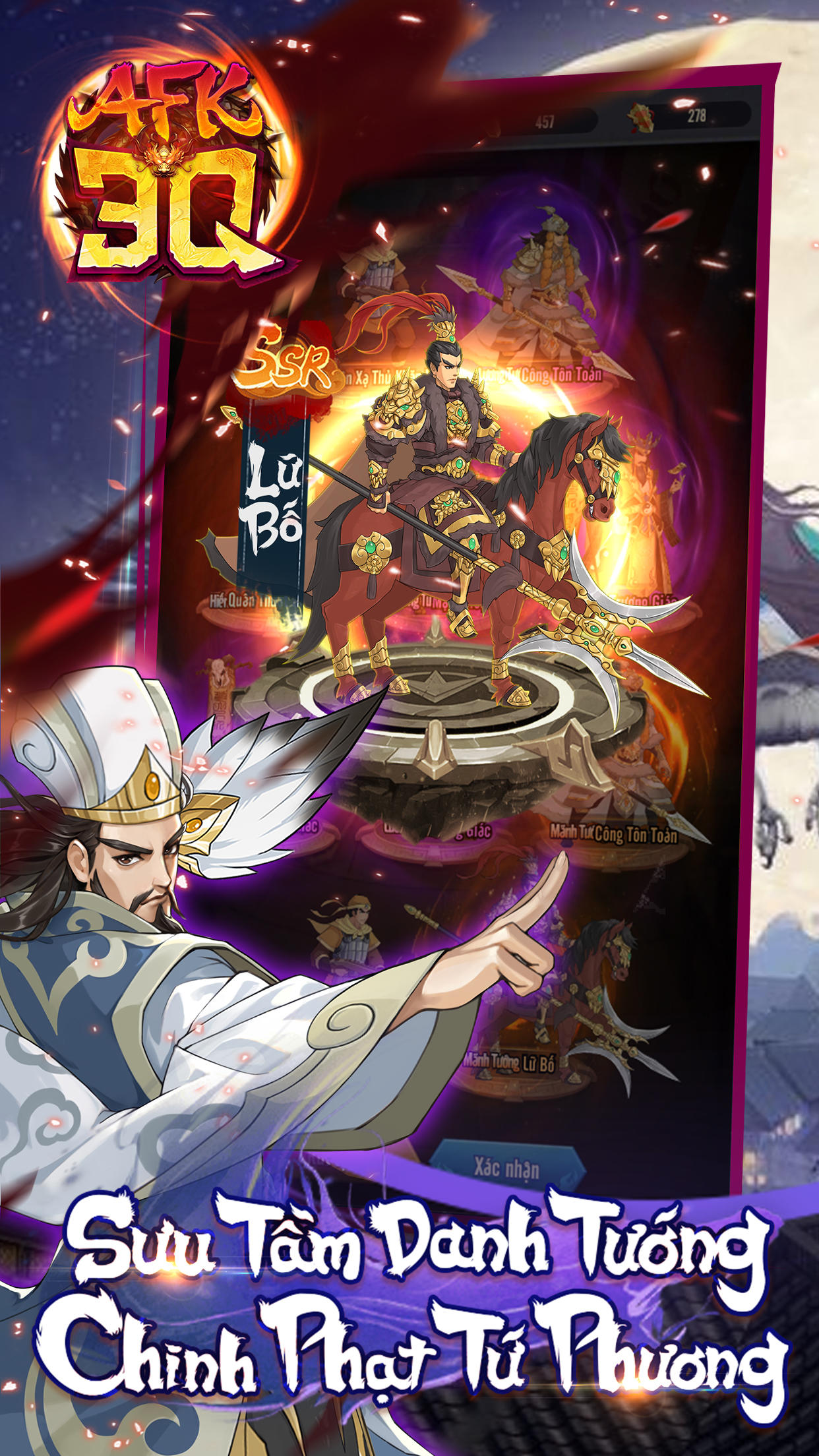 AFK 3Q - Đế Vương Thiên Hạ Game Screenshot