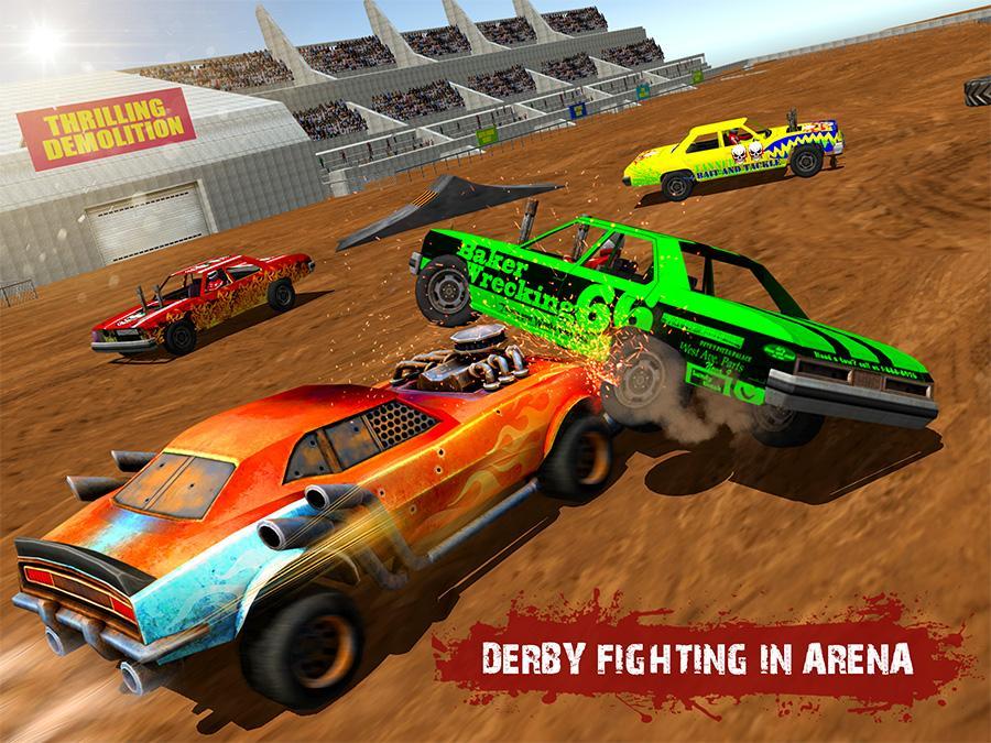 Demolition Derby Real Car Wars Game Screenshot