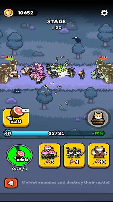 Kingdom Cats TD: Tower Defence ゲームのスクリーンショット