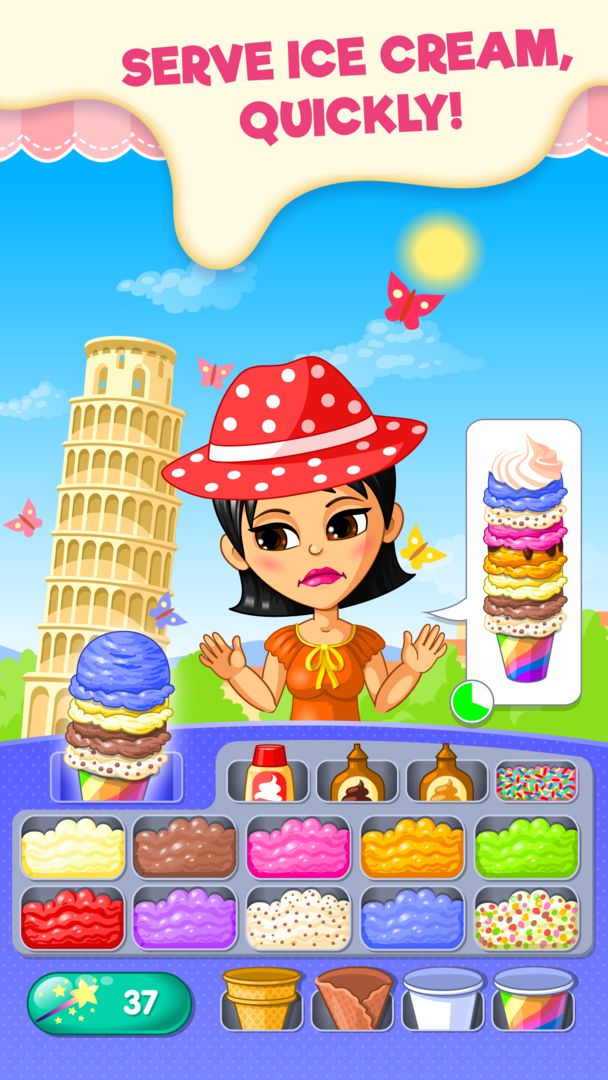 My Ice Cream World (我的冰激淩世界)遊戲截圖