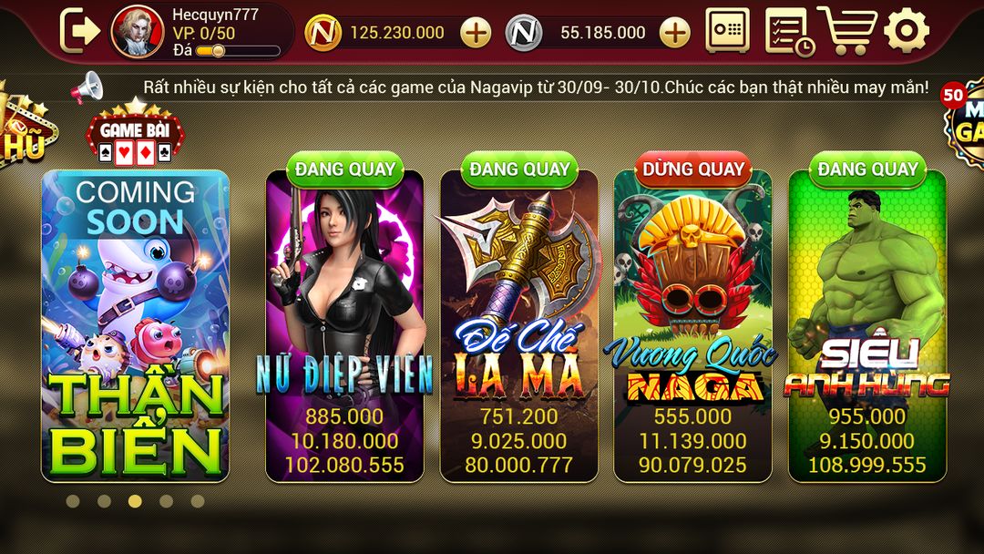 NagaVip - Huyền Thoại trở lại screenshot game