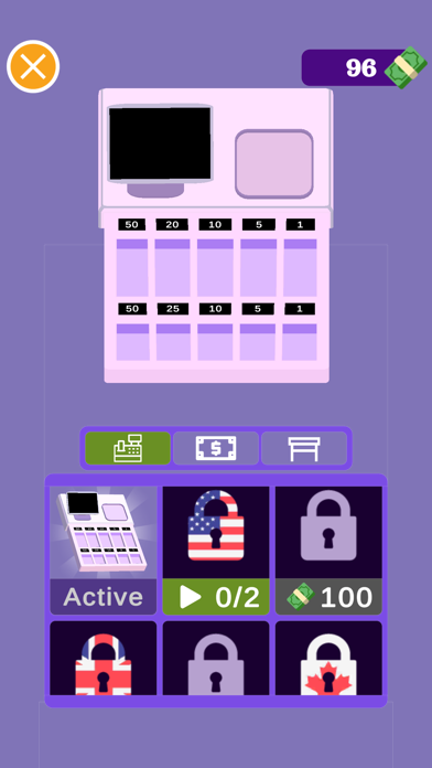Screenshot of Cashier games- Cash register