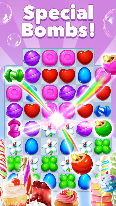 Screenshot 1 of Candy Frenzy - จับคู่น้ำตาล 