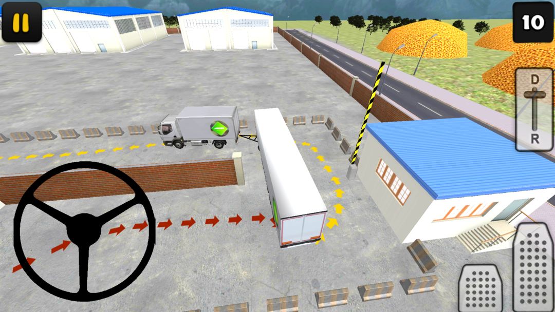 Distribution Truck Simulator 3D 게임 스크린 샷