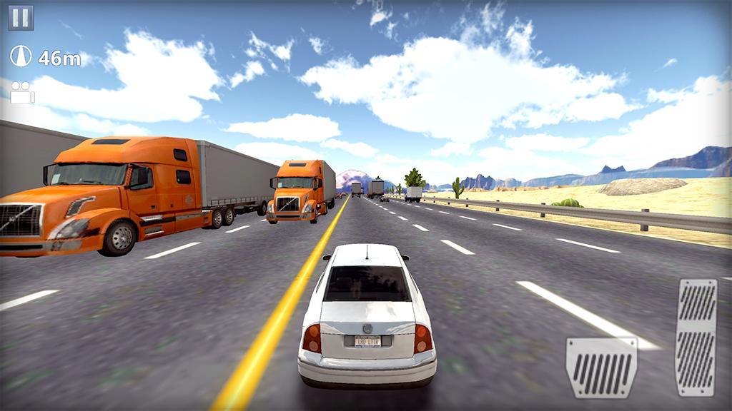 Screenshot of Racing Game Car