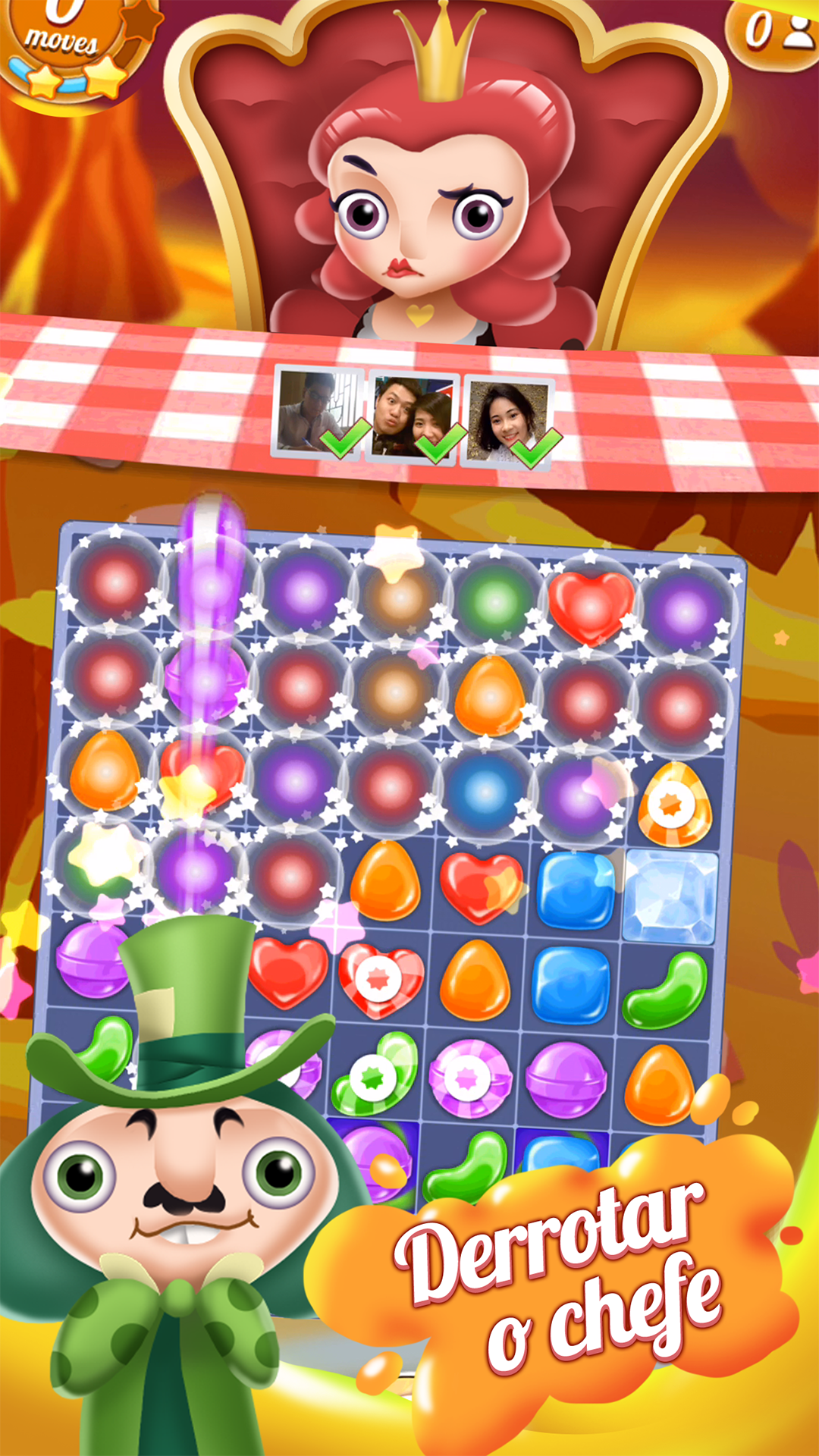 Captura de Tela do Jogo Juicy Candy Blast