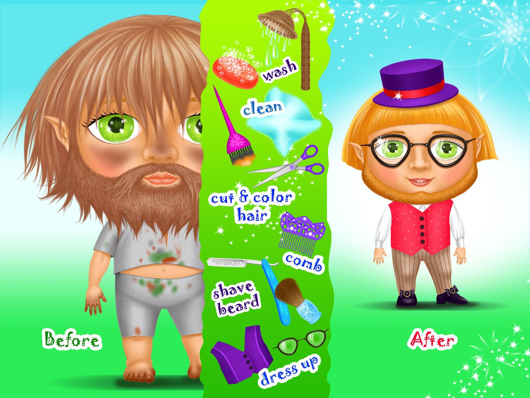 Fairyland Beauty Salon Game Screenshot