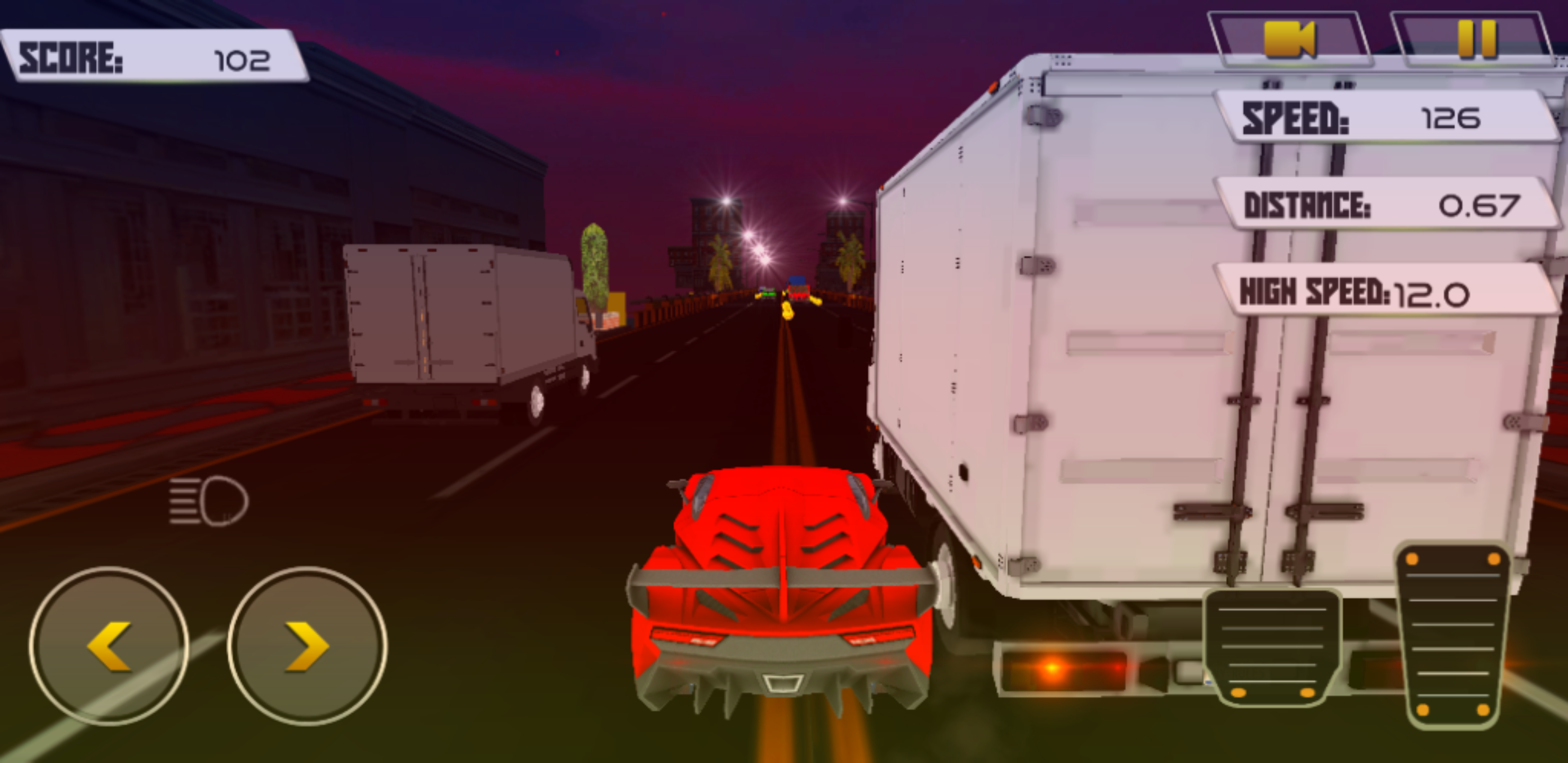 Crazy Highway CarX Racer Game Game Screenshot