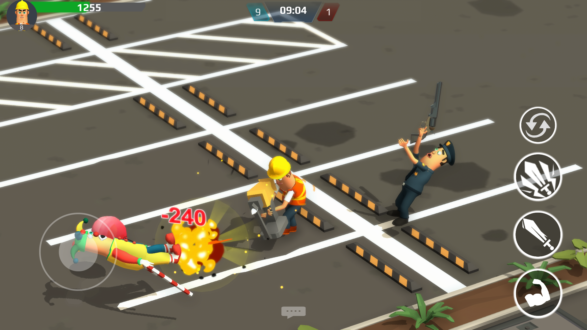 Screenshot of War job