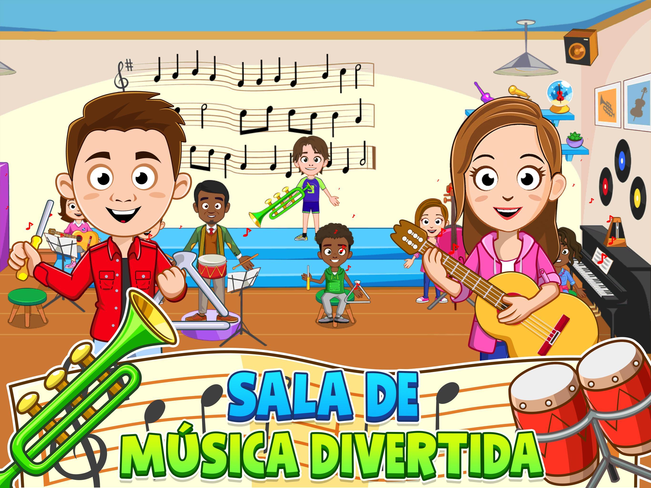 Captura de Tela do Jogo My Town : School