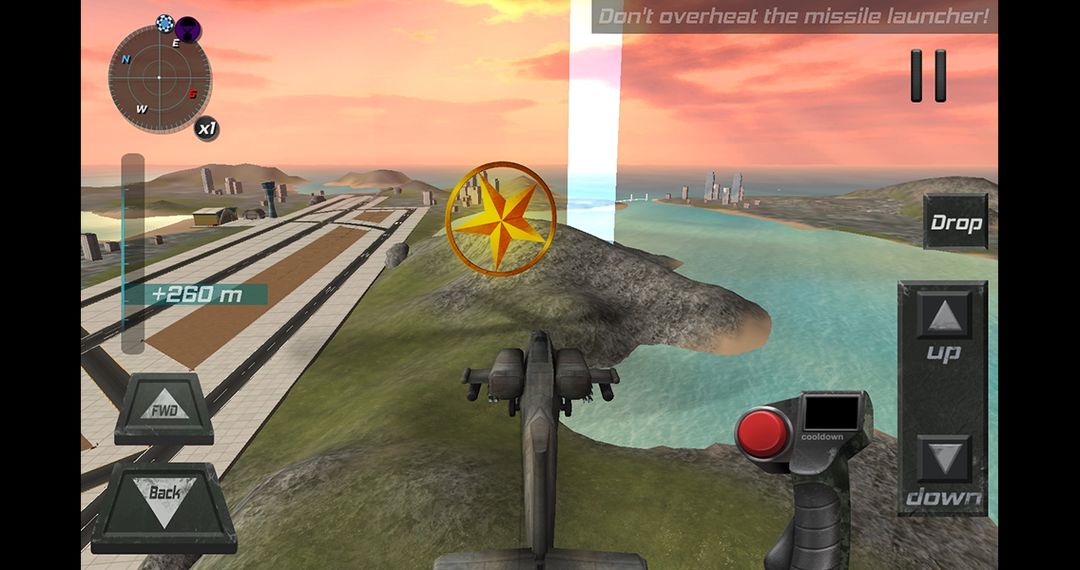 Screenshot of Helicopter 3D flight sim 2