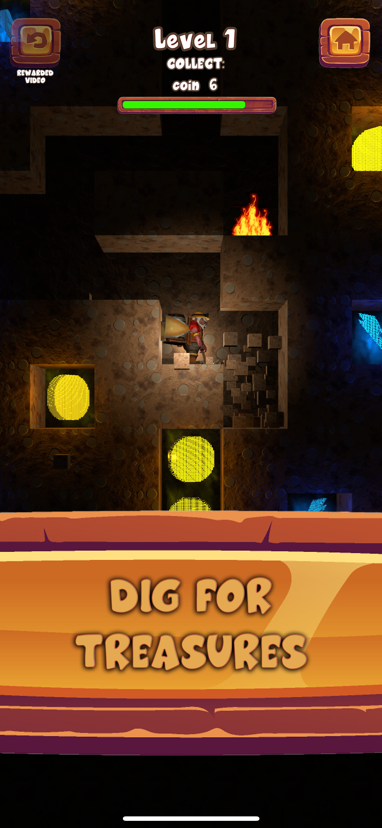 Treasure Miner - a mining game for Android - Free App Download