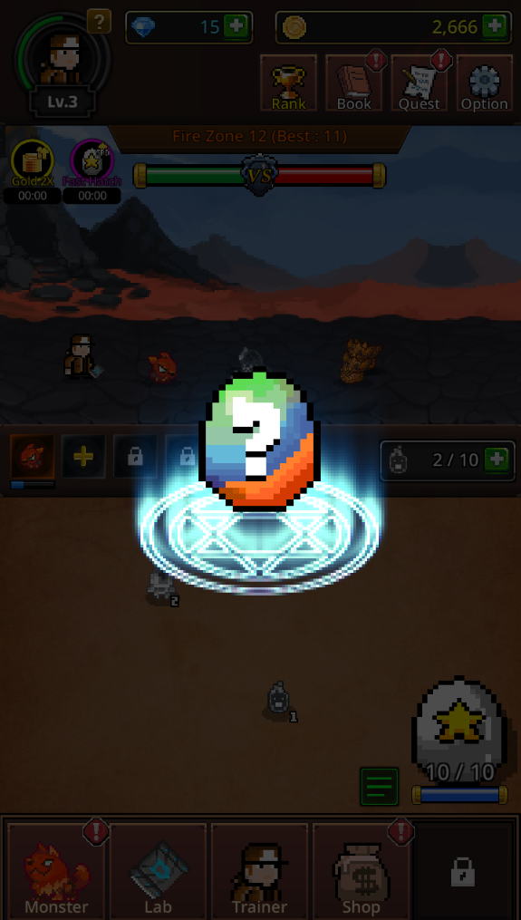 Grow Mergemon Masters : Idle Game Screenshot