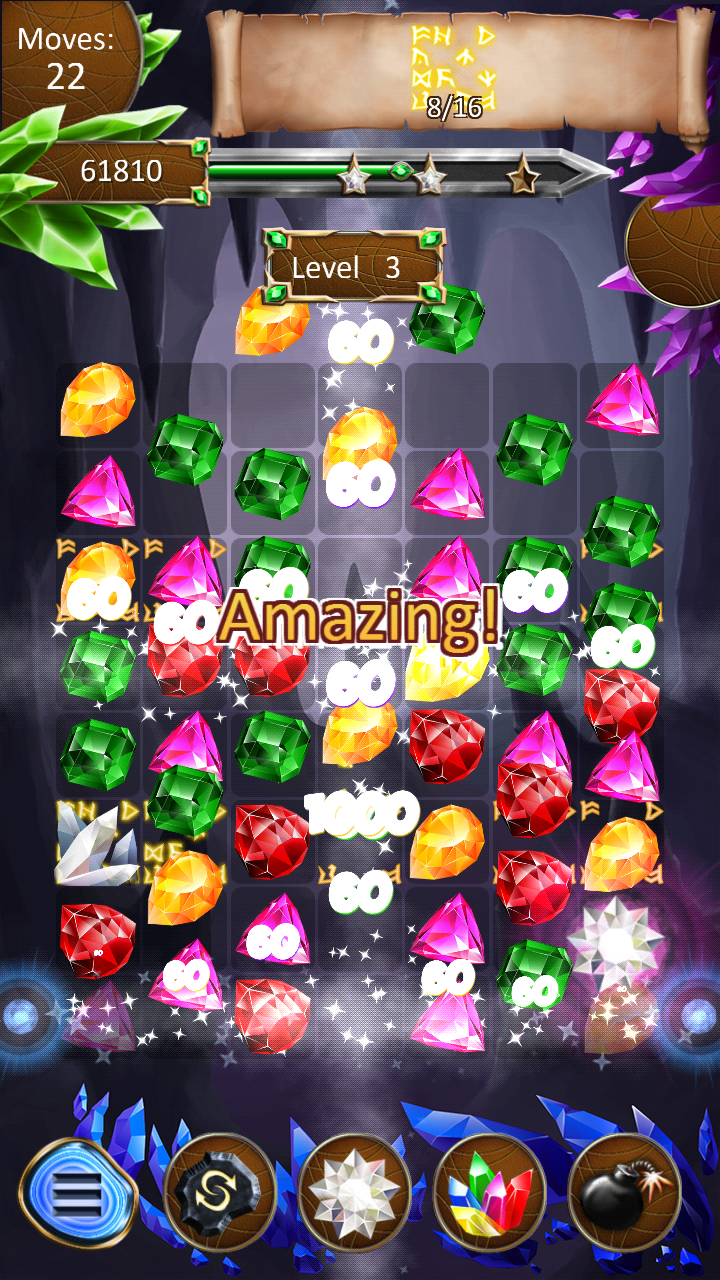 Regal Mania Deluxe: Match 3 Game Screenshot