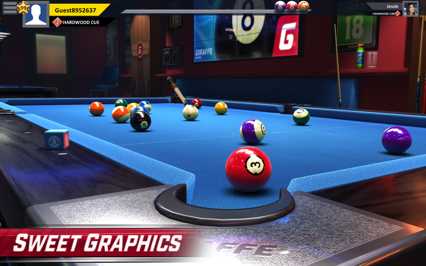 Screenshot 1 of Pool Stars - 3D 온라인 배수 