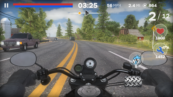 Outlaw Riders: Biker Wars 게임 스크린 샷