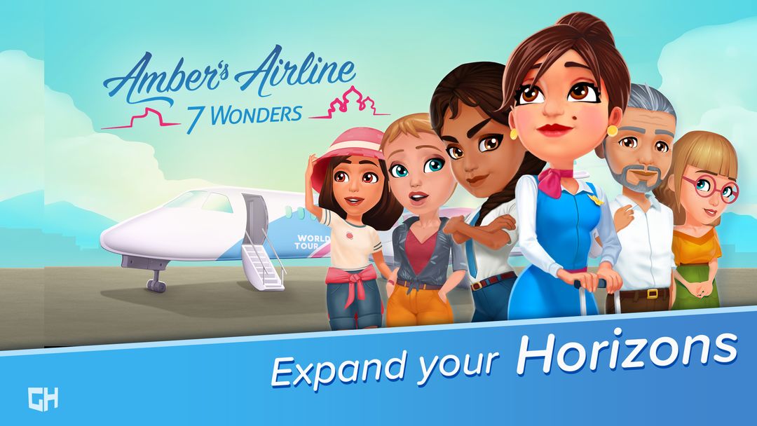 Amber's Airline - 7 Wonders ภาพหน้าจอเกม