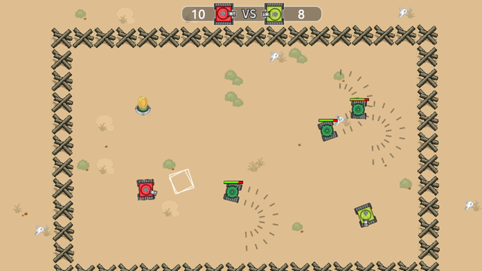 Toy Tank VS Tank Game Screenshot