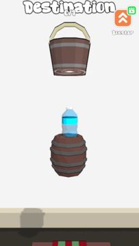 Jumping Bottle Stand Game Screenshot