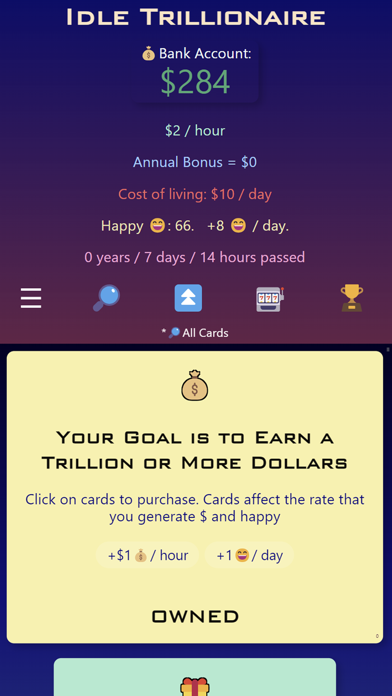 Idle Trillionaire: Money Game Game Screenshot