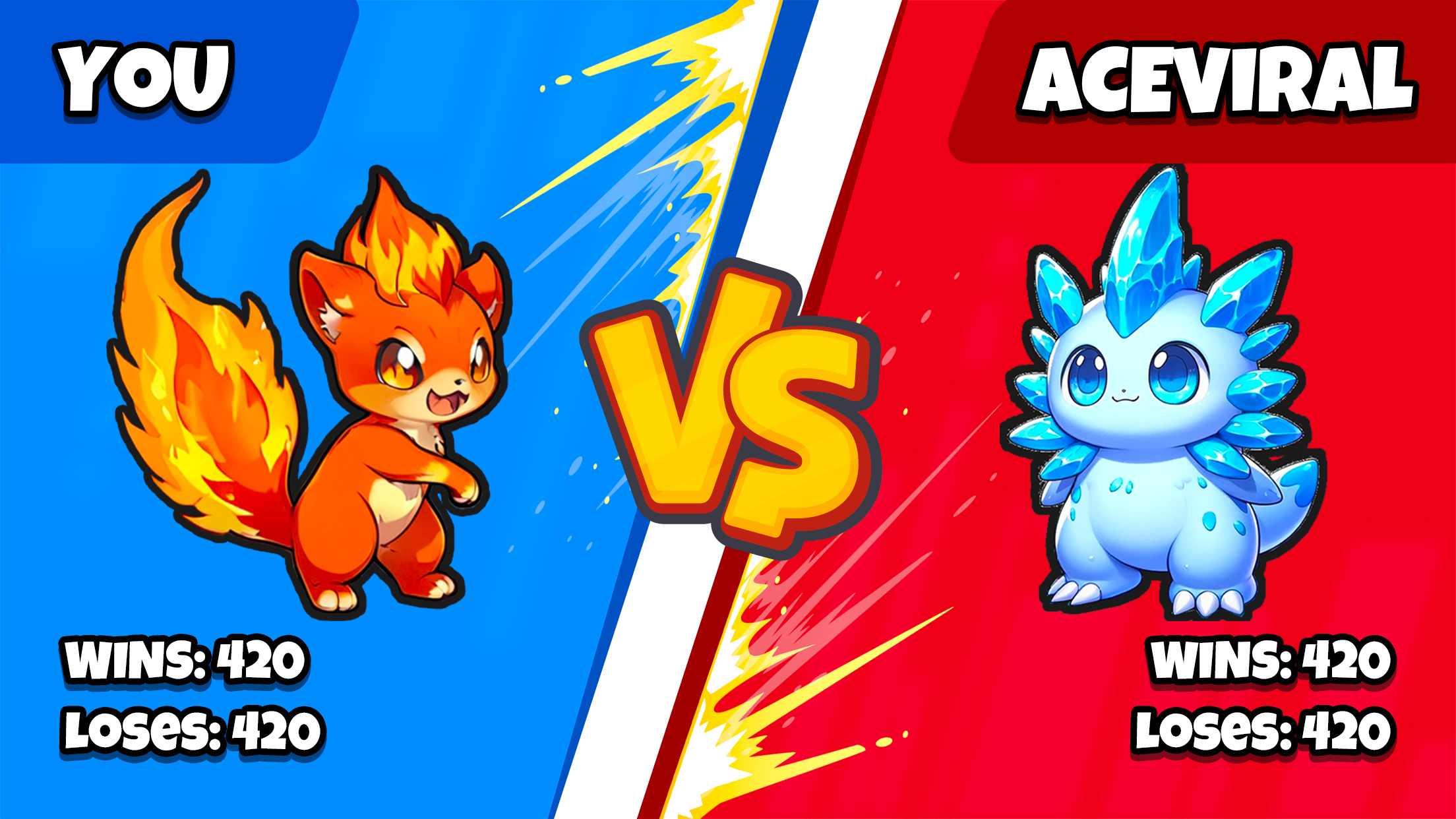 1 v 1 Puck Mon Monster Battles Game Screenshot
