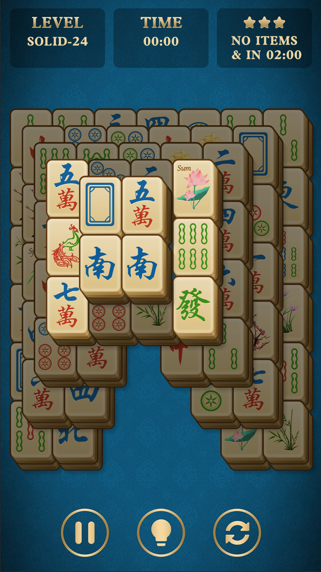 Mahjong Solitaire Game Screenshot