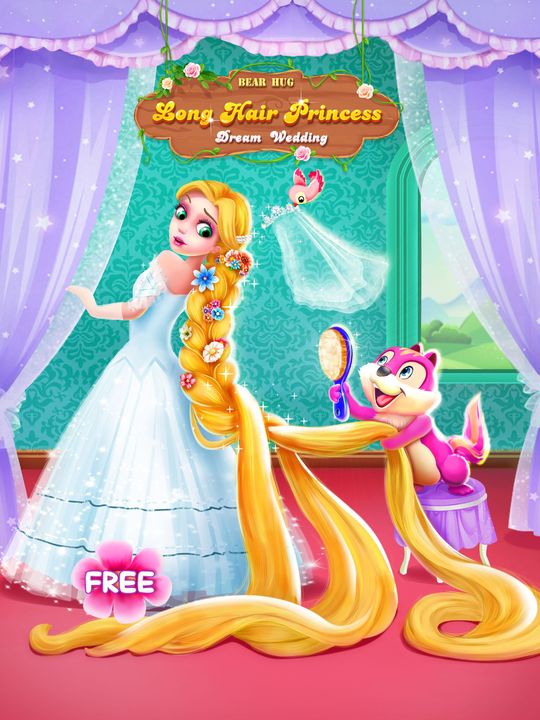 Screenshot 1 of Long Hair Princess Wedding 1.4