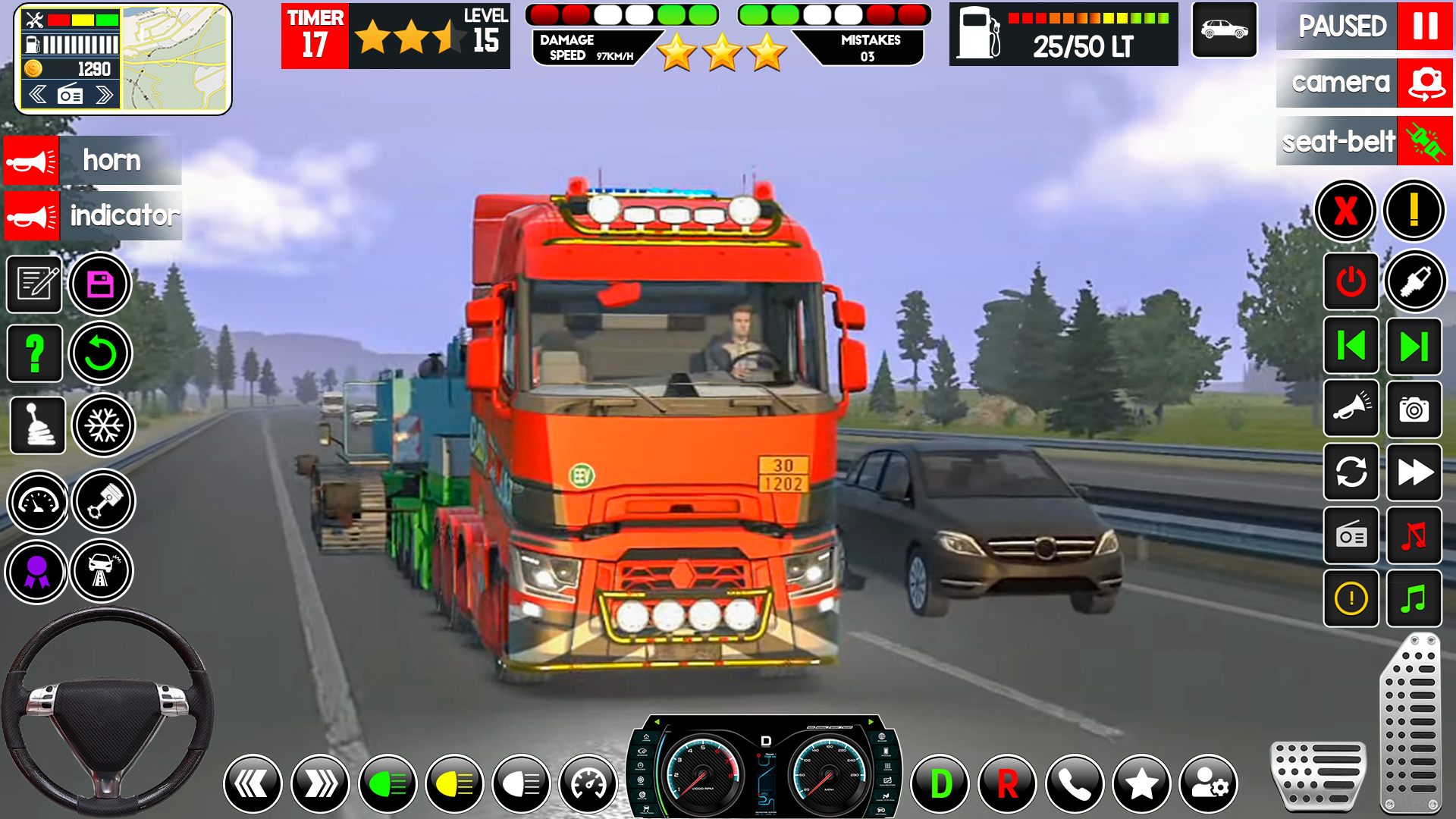 Euro Truck Driving Cargo Games ภาพหน้าจอเกม