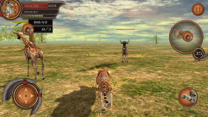3D Tiger Adventure Simulator 2017 screenshot game