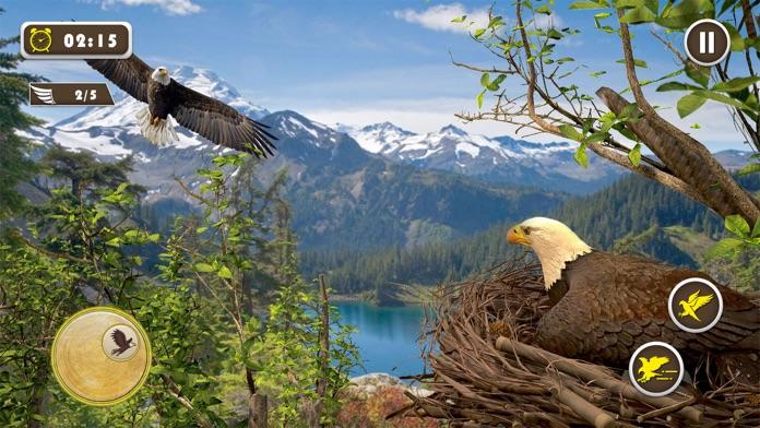 Pet American Eagle Life Sim 3D Game Screenshot