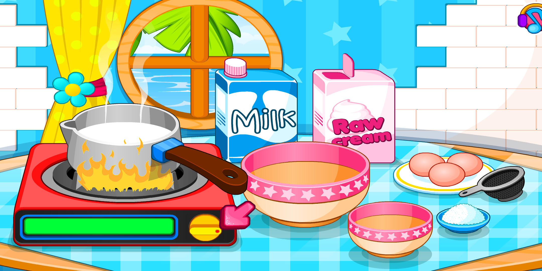 Cooking Ice Creams Game Screenshot