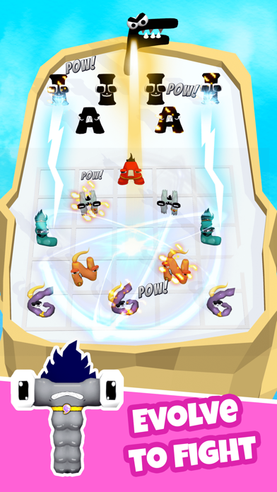 Cuplikan Layar Game Merge Super Alphabet Vs F Lore