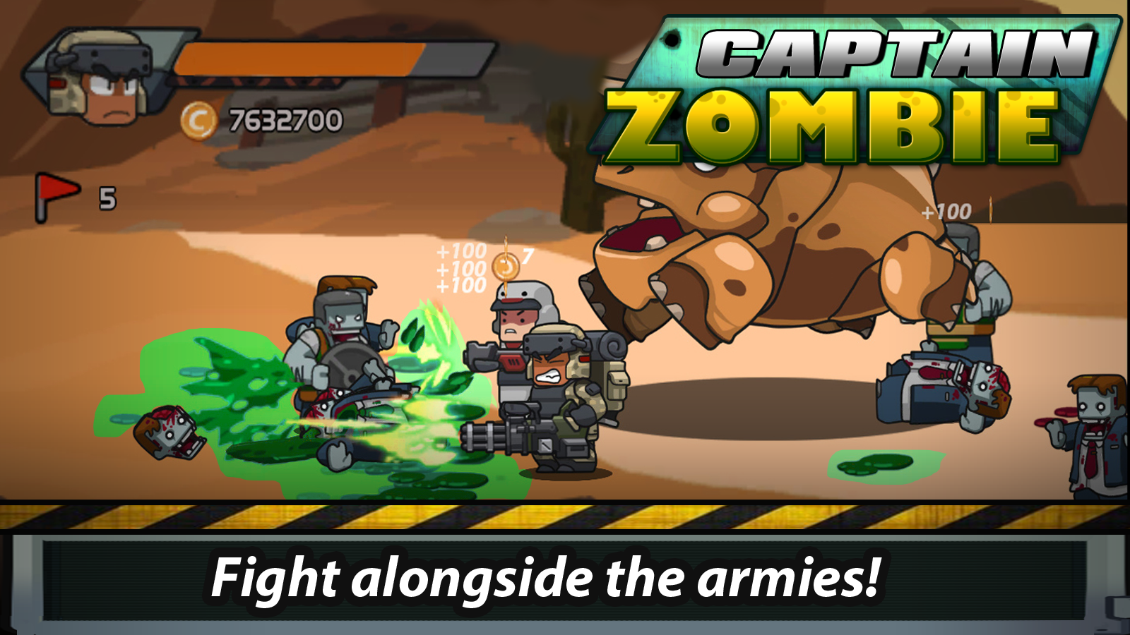 Captain Zombie: Avenger (Shoot Game Screenshot