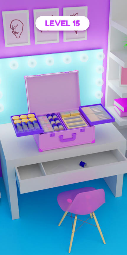 Скриншот игры MakeUp Setup