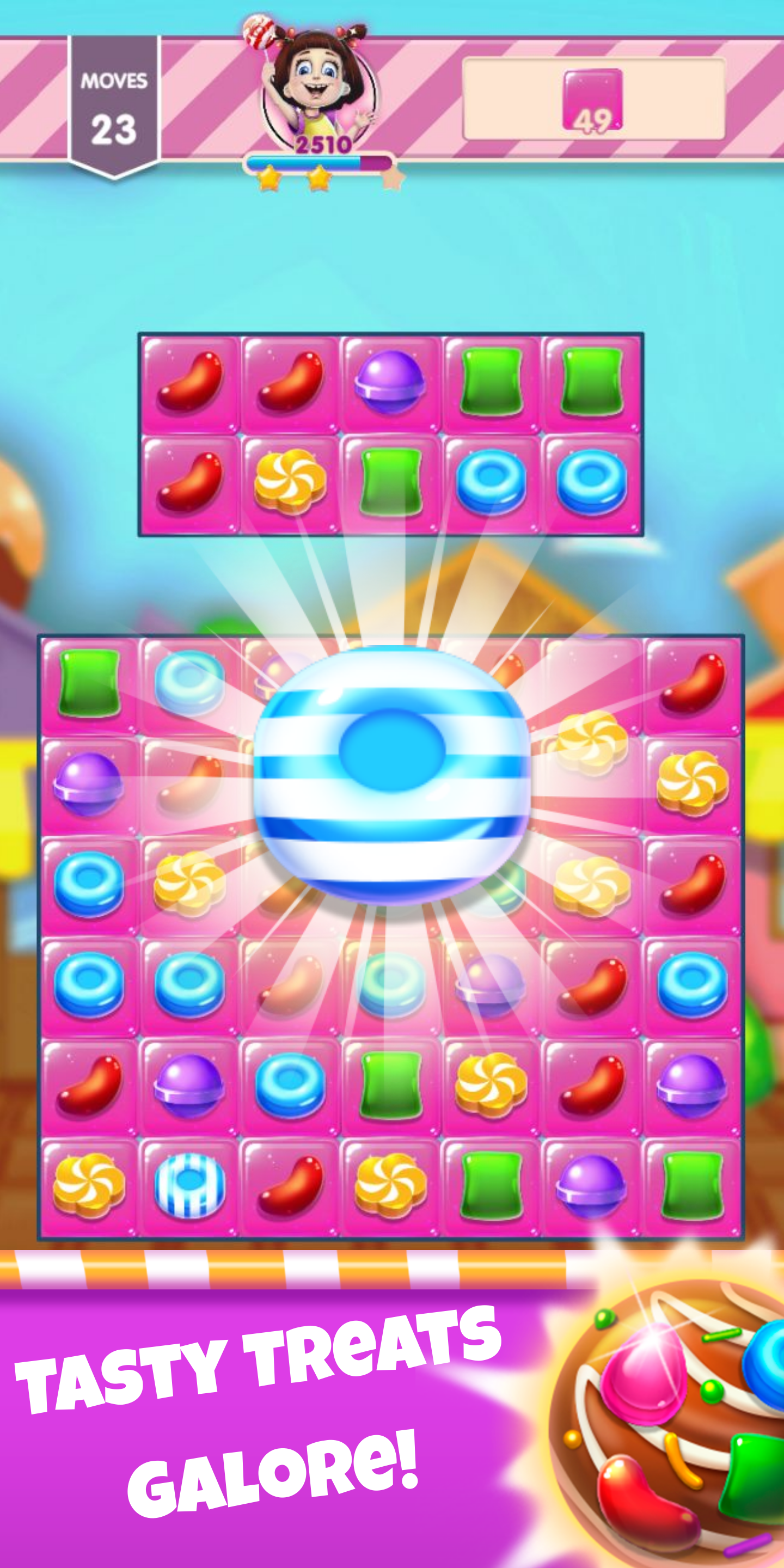 Sweet Frenzy: Match 3 Game Screenshot