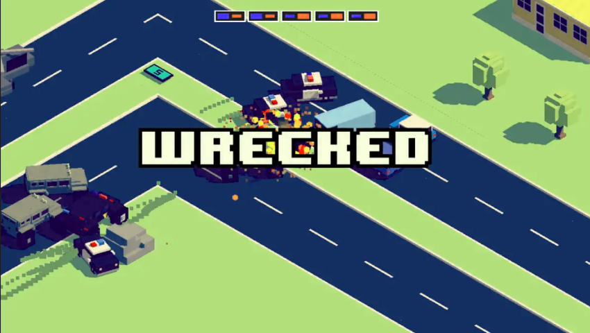 Road of Crossy - Car Chase Game Screenshot