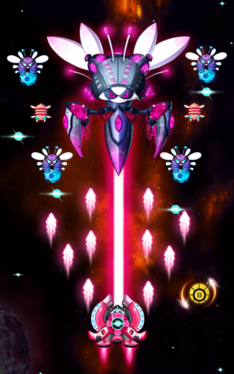 Screenshot 1 of Game bắn súng không gian: Cuộc tấn công thiên hà 2.0.6